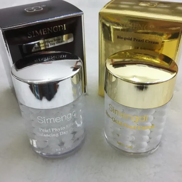 SIMENGDI 2024New Packing 2 BOX Bio-Gold day cream & Phyto Pearl Night Cream Anti Aging Export Collection