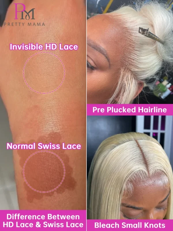 Honey Blonde 13x4 13x6 360 Transparent 613 HD Lace Frontal Wig Brazilian Body Wave Lace Front Wig Human Hair On Sale Clearance - Image 2
