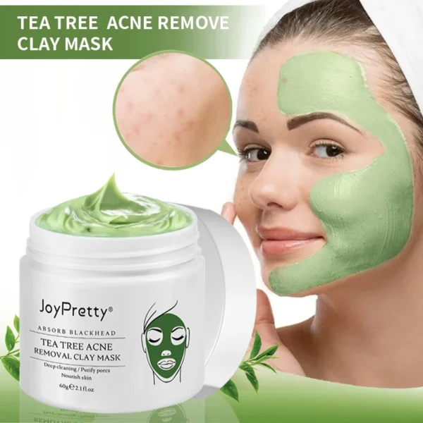 JoyPretty Acne Treatment Face Cream Tea Tree Serum Cleaning Pimple Acne Removal Repair Pores Korean Cosmetics Skin Care Kit 6pcs - Image 4