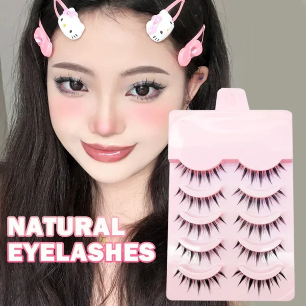 New Manga Lashes Soft Natural Eyelashes Thick False Eyelashes Manga Eyelashes Daily Dating Makeup Eyelashes Lashes Wispy