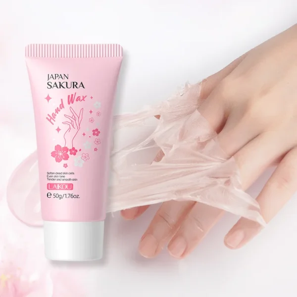 LAIKOU Sakura Hand Wax Moisturizing Hands Exfoliating Calluses Anti-Aging Hand Exfoliator Scrub Hands Peeling Masks Skin Care