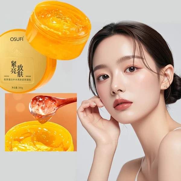 OSUFI Collagen Moisturizing Brightening Firming Gel Facial Contour Hydrating Improve Dry Face Cream Korean Skin Care Products - Image 2