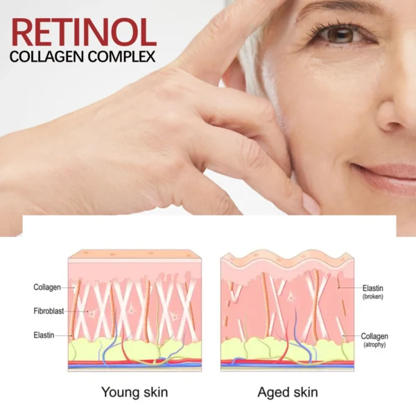 Retinol Wrinkle Remover Face Set Instant Firming Lifting Anti-Aging Serum Fade Fine Lines Whitening Korean Skin Care Products - Image 5
