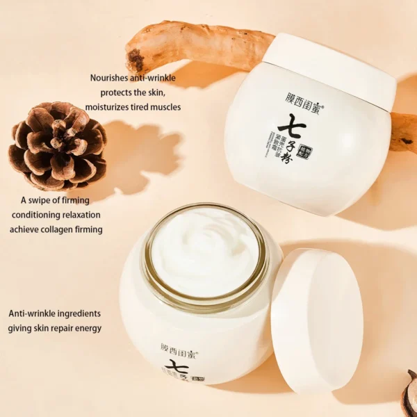 Seven Seed Powder Eggshell Face Cream Anti-wrinkle Smoothing face care Firming Lifting Skincare Whitening Cream Facial Cream - Image 4