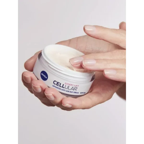 Nivea Cellular Advanced Anti-age Day Cream 50ml SPF30 Moisturizing Nourishing Anti-aging UV Protection Firming Skin Care Product - Image 4