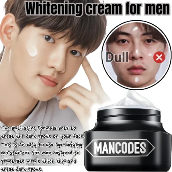 Men's Special Makeup Cream Moisturizing Cream To Brighten Skin Tone Conceal Blemishes Remove Cuticles and Shrink Pores 50g