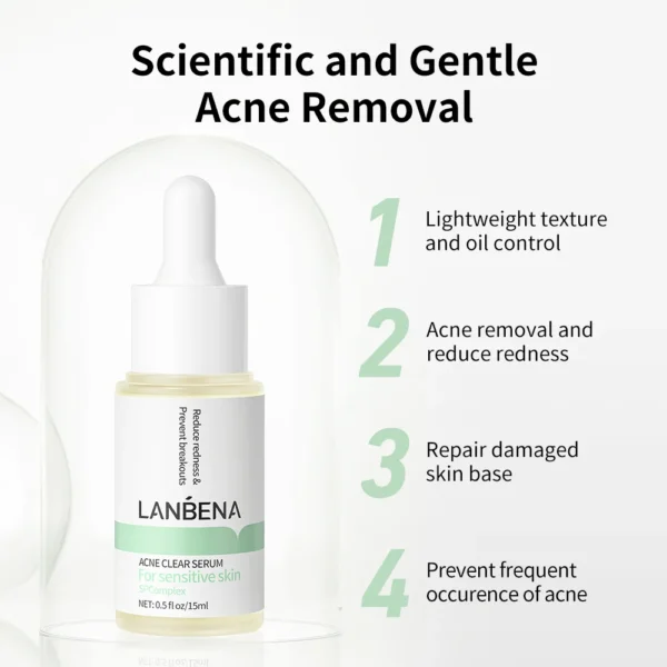 LANBENA 10% Salicylic Acid Oil Control Complex 315 Face Serum Acne Clear Essence - Image 3