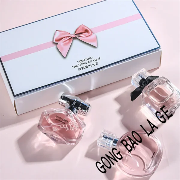 Brand 90ml Gift Box 3PCS Set Women Perfume Spray Exudes Feminine Charm Lasting Fragrance Floral Scent pheromone Eau De Parfum - Image 5
