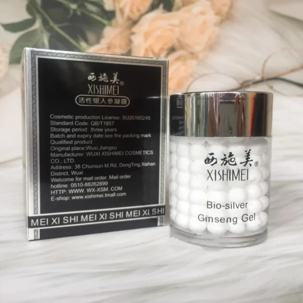 XISHIMEI 6 bottles Bio-silver Ginseng Gel Night cream Moisturizing Nourish Anti-Wrinkle Facial Treatment - Image 4