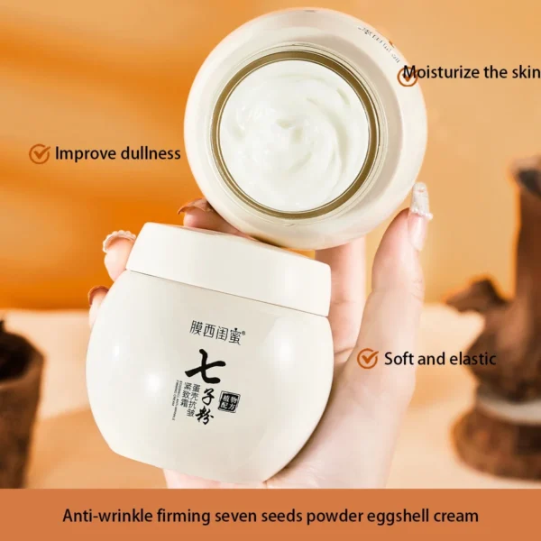 Seven Seed Powder Eggshell Face Cream Anti-wrinkle Smoothing face care Firming Lifting Skincare Whitening Cream Facial Cream - Image 3