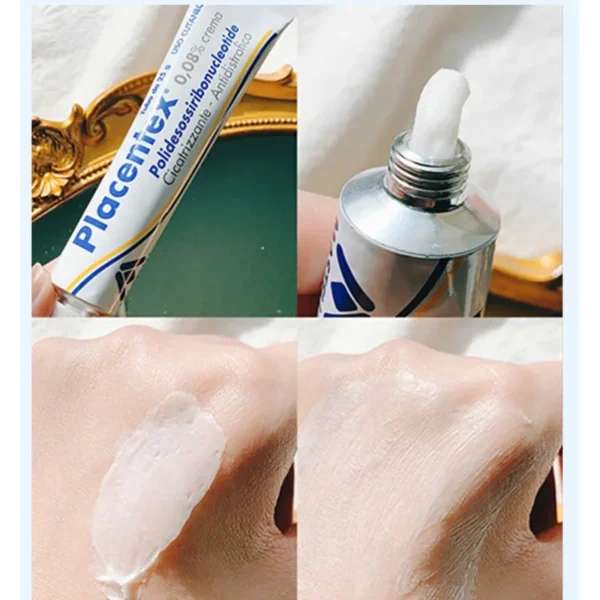 Italy Placentex Salmon Hydration Repair Cream 25g Sensitive Skin Regeneration Repairing Scars and Acnes Damaged Skin Care - Image 4