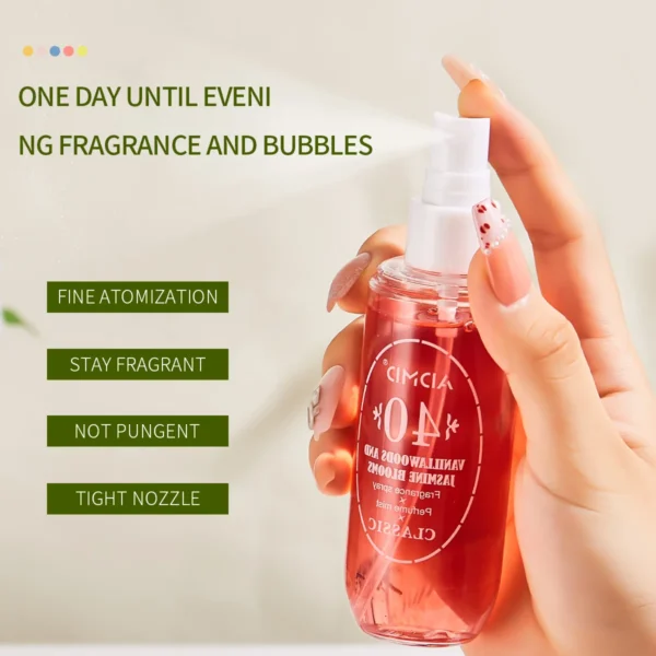 Alcohol Free Brazilian Digital Perfume Flower Fruit Fragrance Hair Body Spray Long lasting Fragrance Moisturizing Skin 90ml Gift - Image 3