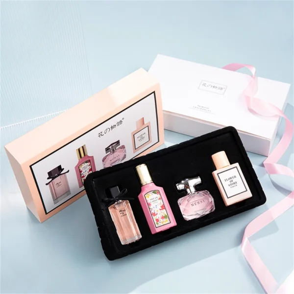 Brand Perfume Women Gift Box Four Piece Set Plant Floral Scent Pheromone Lasting Fragrance Exudes Feminine Charm духи женские - Image 6