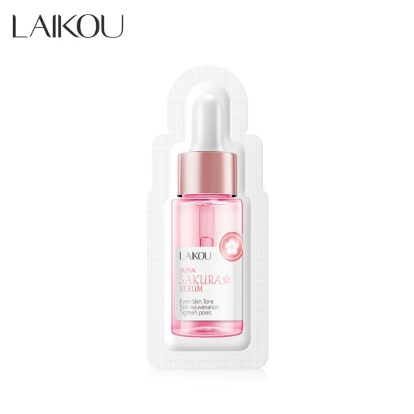 Sakura Face Care Serum Smooth Wrinkle Face Lifting Facial Serum Moisturizer Whitening Brighten Korean Skin Care Products 1.5ml*3 - Image 6