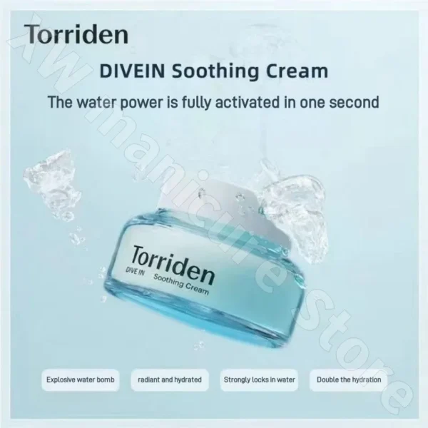 Torriden Gel Facial Cream Refreshing Hydrating Moisturizing Soothing Repair Brightening Skin Tone Facial Care Cream 100ml - Image 4