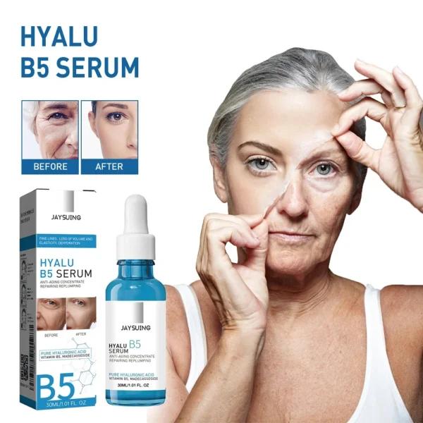 The Anti-Wrinkle Firming B5 Serum Moisturizes and Lifts, Brightens the Face and Tightens the Skin