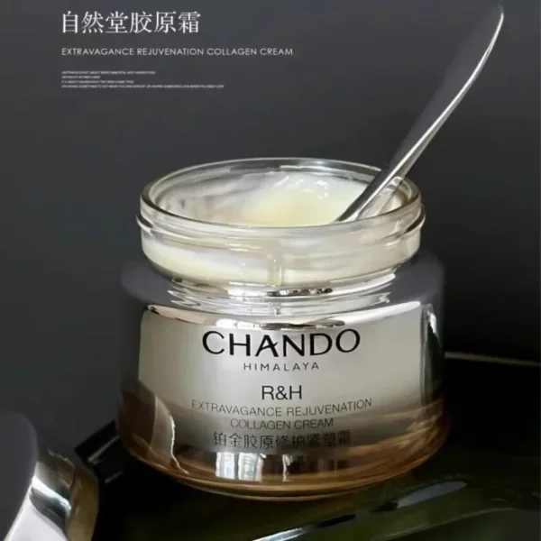 Original CHANDO Face Cream Platinum Collagen Repair Firming Cream Soothing Firming Moisturizing Double Collagen CHANDO Beauty